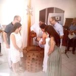 Pe. Fabrício realiza primeiros batizados