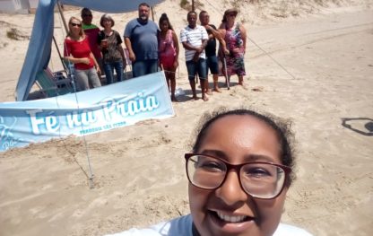 Comunidades fazem leitura orante na orla da praia -  Fé na Praia